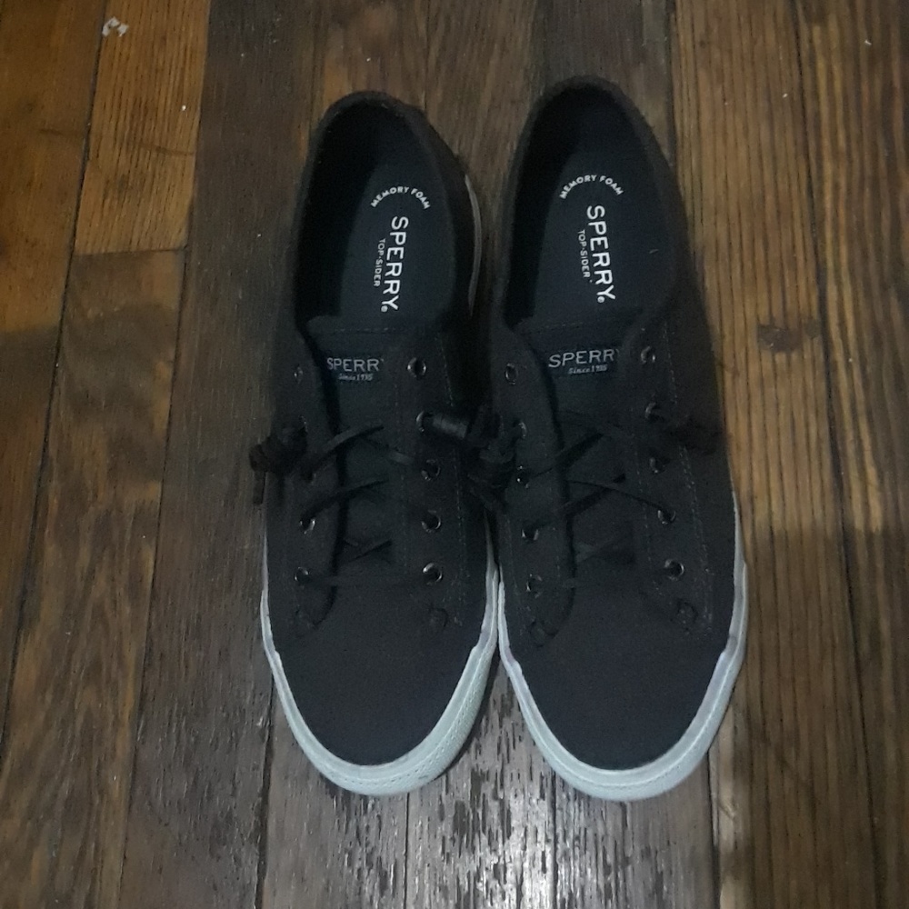 Gray Sperry Sneakers
